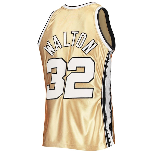 Bill Walton Portland Trail Blazers 75th Anniversary 1976/77 Hardwood Classics Swingman Jersey - Gold
