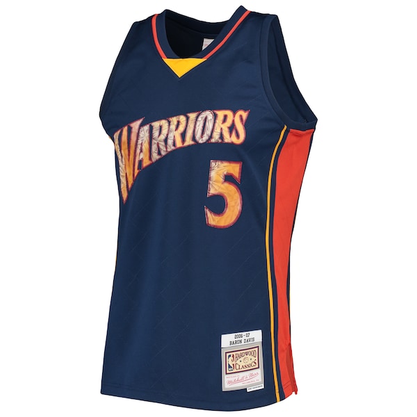 Baron Davis Golden State Warriors 2006/07 Hardwood Classics NBA 75th Anniversary Diamond Swingman Jersey - Royal