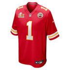 Xavier Worthy Kansas City Chiefs Nike Super Bowl LIX Game Jersey - Red