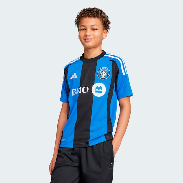 CF Montreal adidas Youth 2025 Montréal Original Replica Jersey - Blue