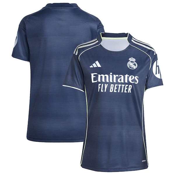 Los Merengues adidas Women's 2025/26 Away Replica Jersey - Blue/White