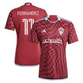 Omir Fernandez Colorado Rapids adidas 2024 One Flag Kit Replica Player Jersey - Burgundy
