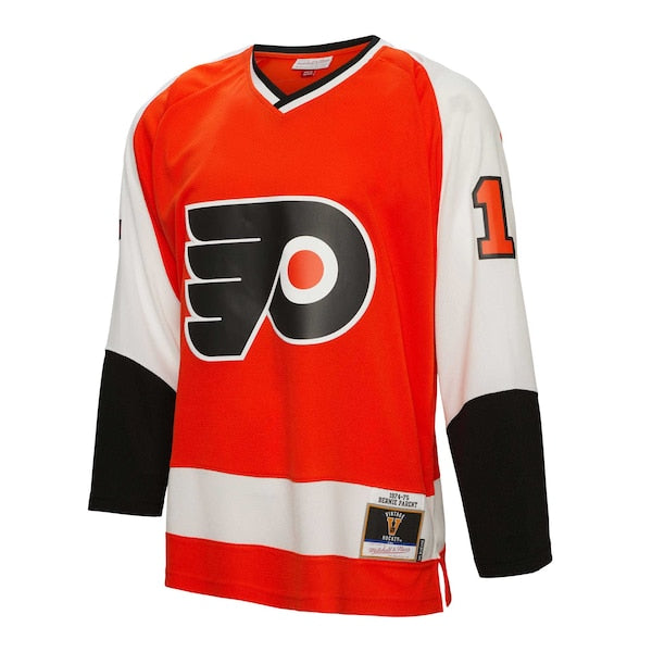 Bernie Parent Philadelphia Flyers  1974/75 Blue Line Player Jersey - Orange
