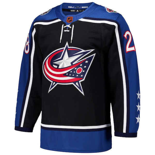 Oliver Bjorkstrand Columbus Blue Jackets adidas Reverse Retro 2.0 Authentic Player Jersey - Black