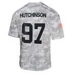 Aidan Hutchinson Detroit Lions Nike Youth 2024 Salute to Service Game Jersey - Arctic Camo
