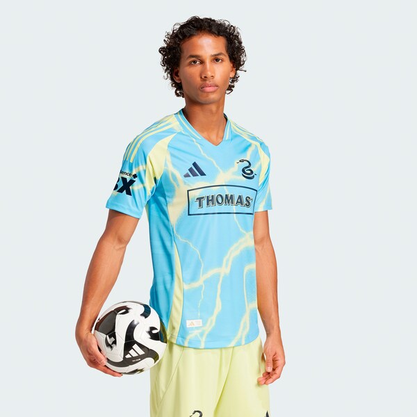 Philadelphia Union adidas 2025 The Voltage Kit Authentic Jersey - Blue