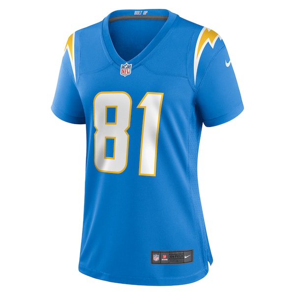 Will Dissly Los Angeles Chargers Nike Women's  Game Jersey -  Powder Blue