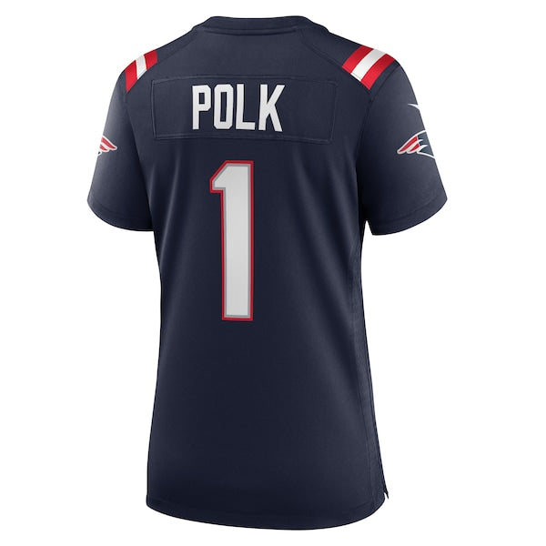 Ja'Lynn Polk New England Patriots Nike Women's Team Game Jersey -  Navy