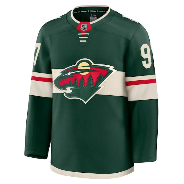 Kirill Kaprizov Minnesota Wild  Home Premium Jersey - Green/White