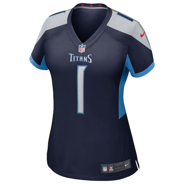 Cameron Ward Tennessee Titans Nike Women's 2025 NFL Draft First Round Pick  Alternate Game Jersey - Navy/Light Blue