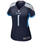 Cameron Ward Tennessee Titans Nike Women's 2025 NFL Draft First Round Pick  Alternate Game Jersey - Navy/Light Blue