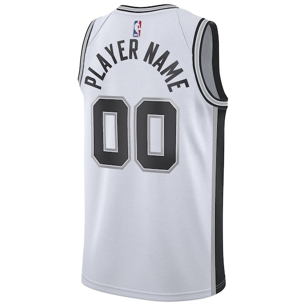 San Antonio Spurs Nike 2020/21 Swingman Custom Jersey - Association Edition - White