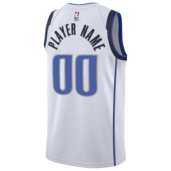 Dallas Mavericks Nike Custom Swingman Jersey White - Association Edition