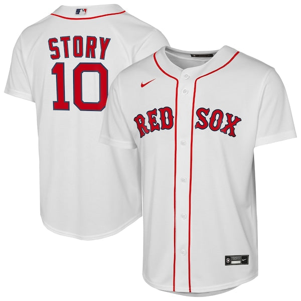 Trevor Story Boston Red Sox Nike Youth Home Replica Player Jersey - White