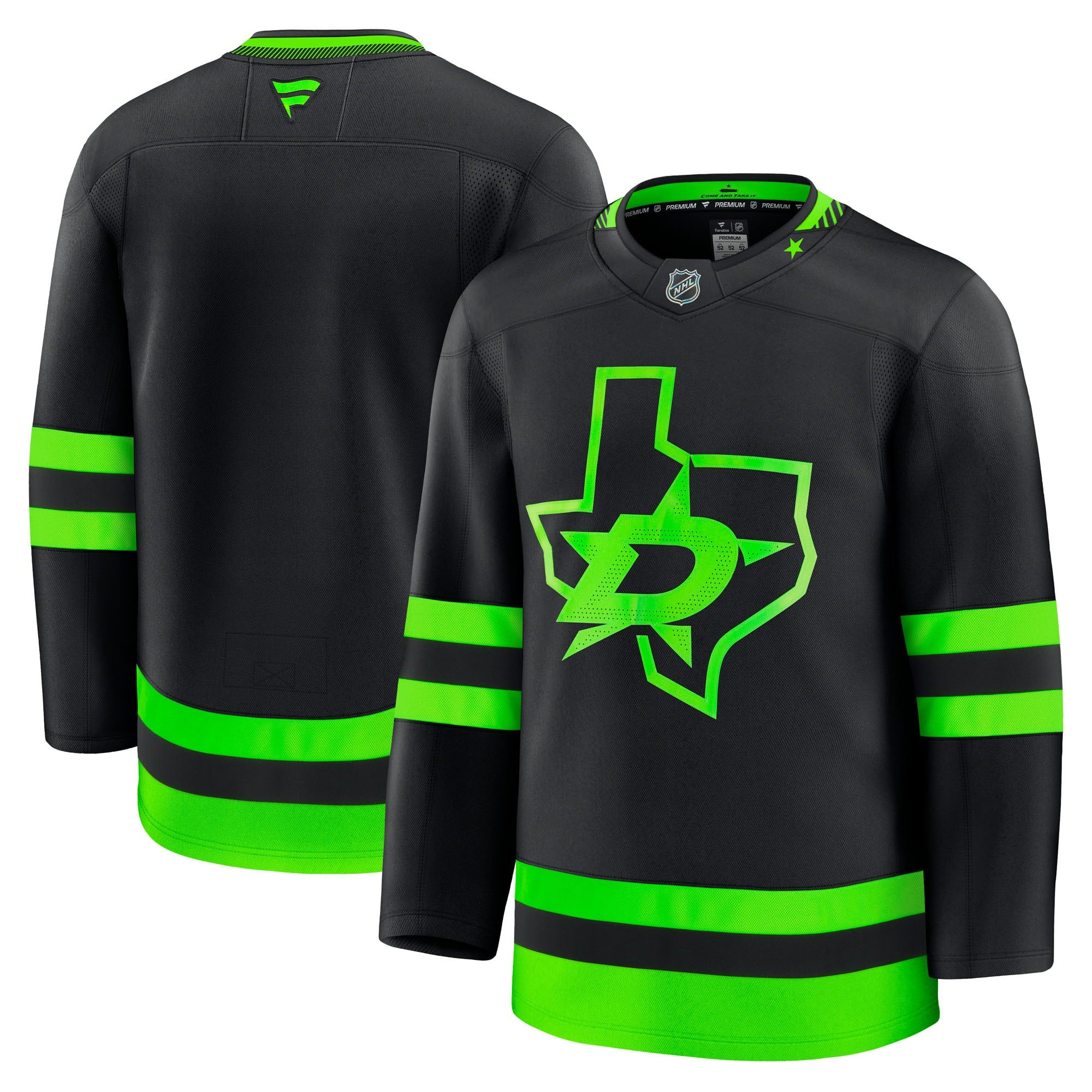 Dallas Stars  Home Premium Jersey - Kelly Green/Black/White