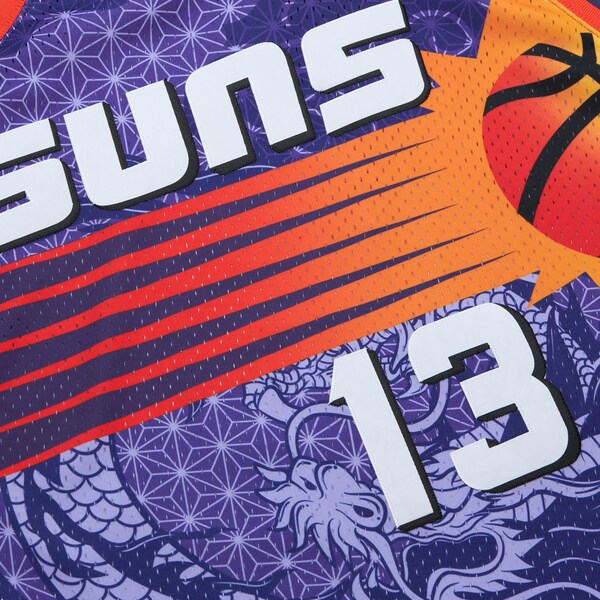 Steve Nash Phoenix Suns 1996/97 Hardwood Classics Asian Heritage 6.0 Swingman Throwback Player Jersey - Purple