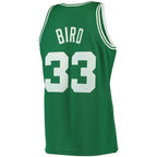 Larry Bird Boston Celtics 1985/86 Big & Tall Hardwood Classics Swingman Jersey - Kelly Green