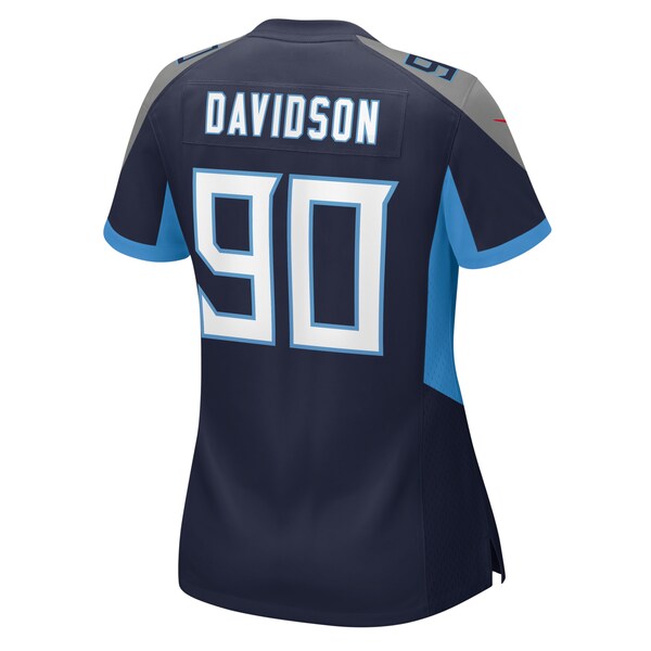 Marlon Davidson Tennessee Titans Nike Women's  Game Jersey -  Navy