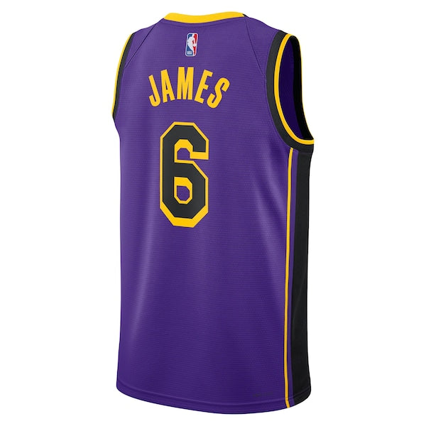 LeBron James Los Angeles Lakers Jordan Brand Unisex Swingman Jersey - Statement Edition - Purple