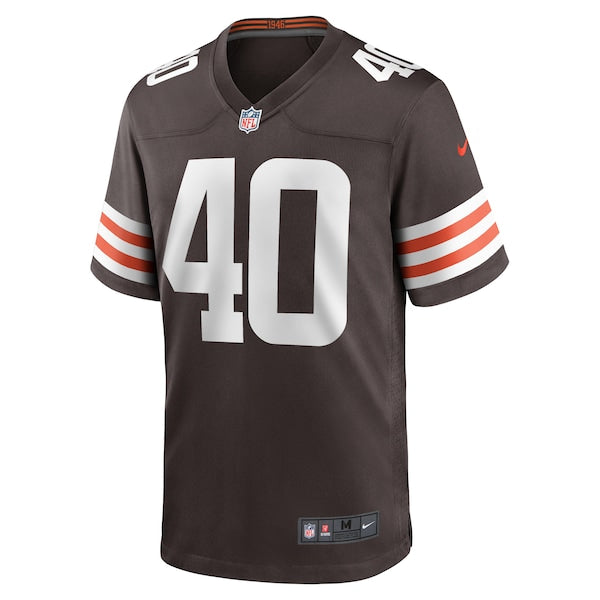 Matthew Adams Cleveland Browns Nike Team Game Jersey -  Brown