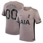 Tottenham Hotspur Nike 2023/24 Third Stadium Replica Custom Jersey – Tan