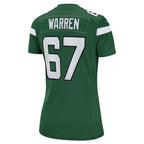 Carter Warren New York Jets Nike Women's  Game Jersey - Gotham Green