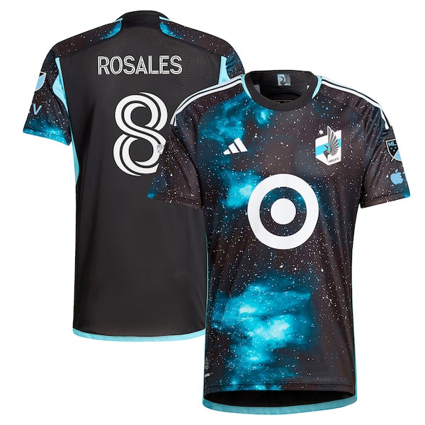 Joseph Rosales Minnesota United FC adidas 2024 Starry Night Authentic Player Jersey - Black