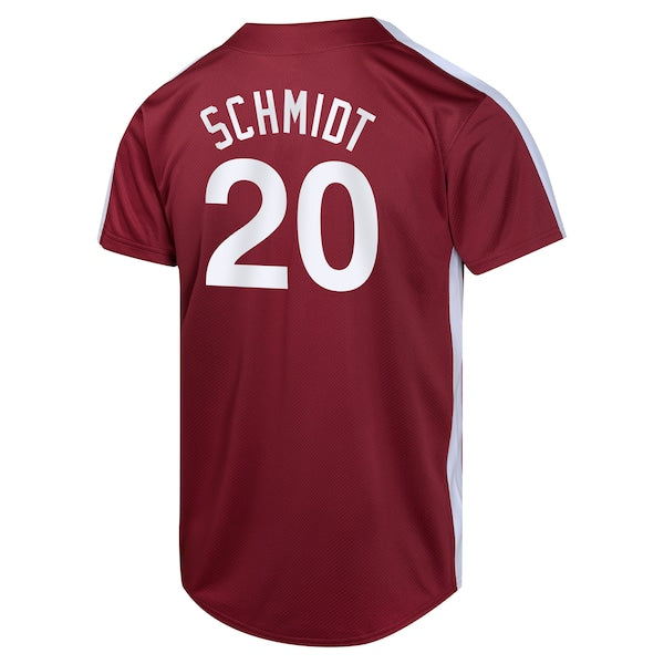 Mike Schmidt Philadelphia Phillies Nike Youth Cooperstown Collection Limited Player Jersey - Burgundy