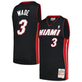 Dwyane Wade Miami Heat  2012/13 Hardwood Classics Swingman Jersey - Black