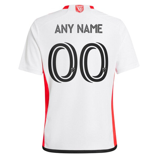 San Jose Earthquakes adidas Youth 2024 The 50 Kit Replica Custom Jersey - White
