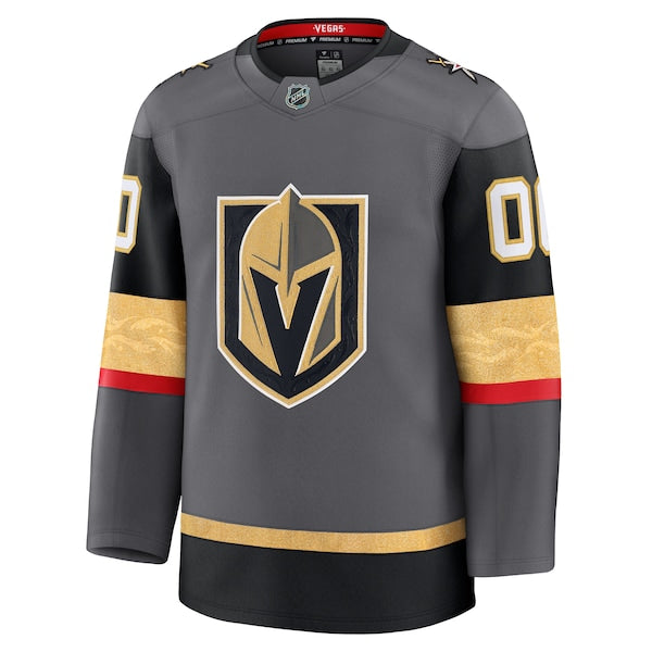 Vegas Golden Knights  Alternate Premium Custom Jersey - Gray/Gold/White