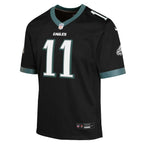 A.J. Brown Philadelphia Eagles Nike Youth Game Jersey - Black