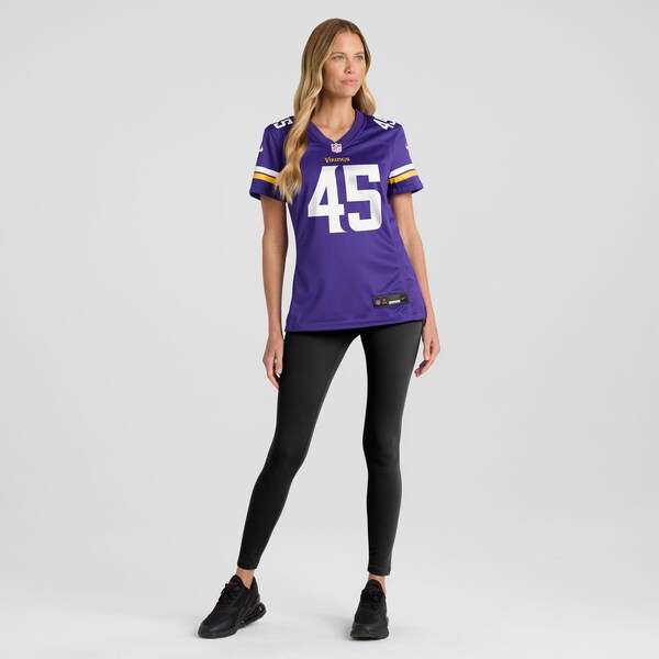 Max Tooley Minnesota Vikings Nike Women's Team Game Jersey -  Purple