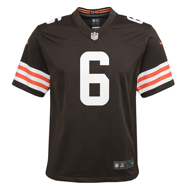Baker Mayfield Cleveland Browns Nike Youth Game Player Jersey - Brown/White
