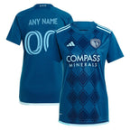 Sporting Kansas City adidas Women's 2024 Diamonds Our Forever Replica Custom Jersey – Navy