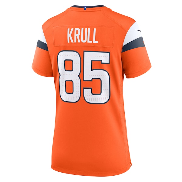 Lucas Krull Denver Broncos Nike Women's Team Game Jersey -  Orange