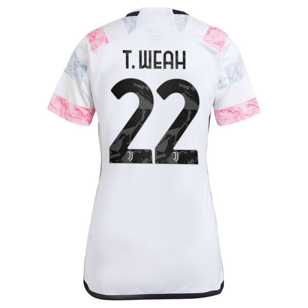 Timothy Weah Juventus adidas Women's 2023/24 Away Replica Jersey - White