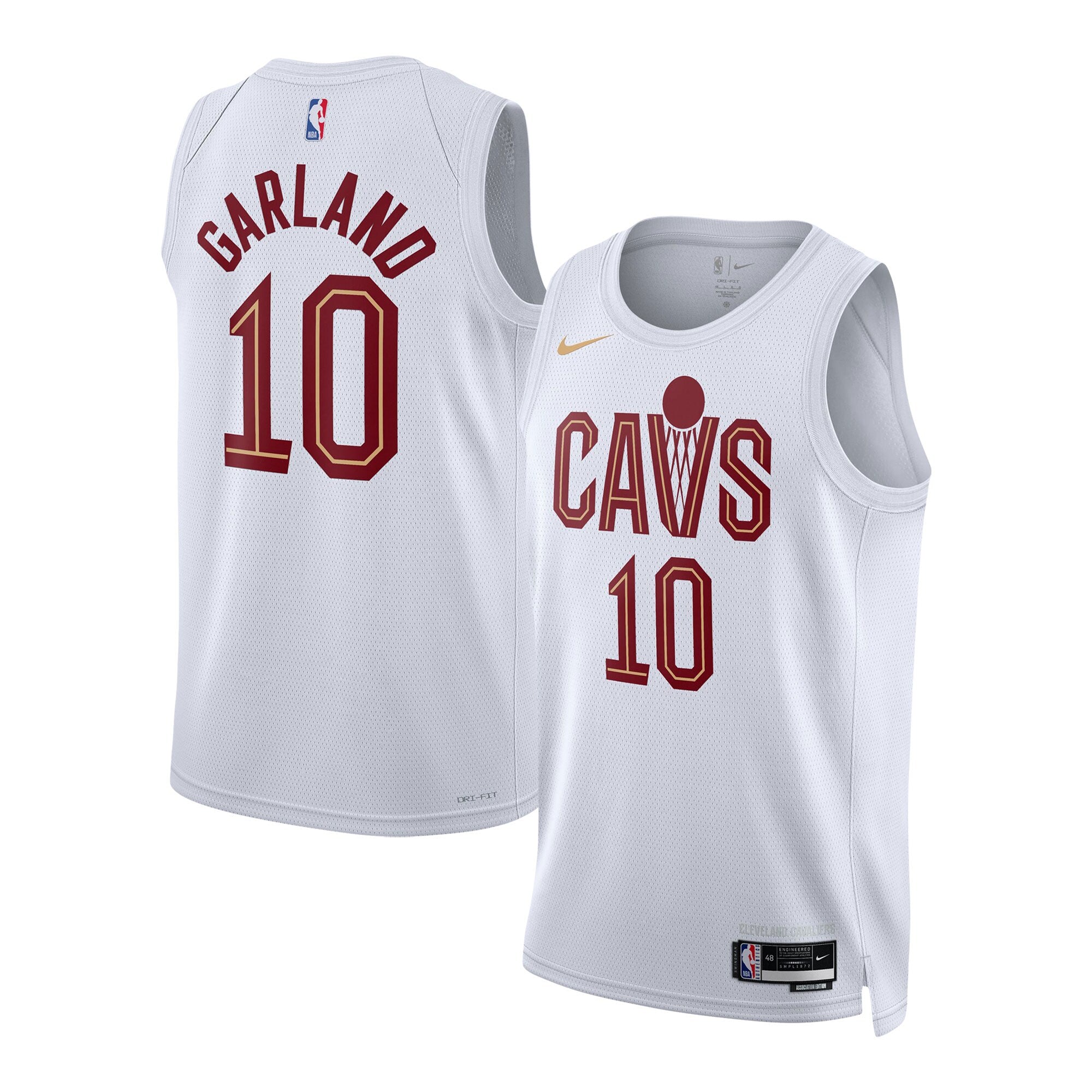 Darius Garland Cleveland Cavaliers Nike Unisex Swingman Jersey - Icon Edition - Wine/White