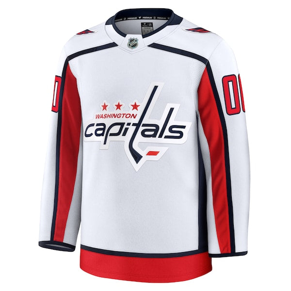Washington Capitals  Away Premium Custom Jersey - White/Red/Black