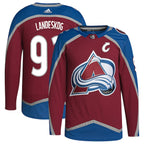 Gabriel Landeskog Colorado Avalanche adidas  Primegreen Authentic Player Jersey - Burgundy/Navy
