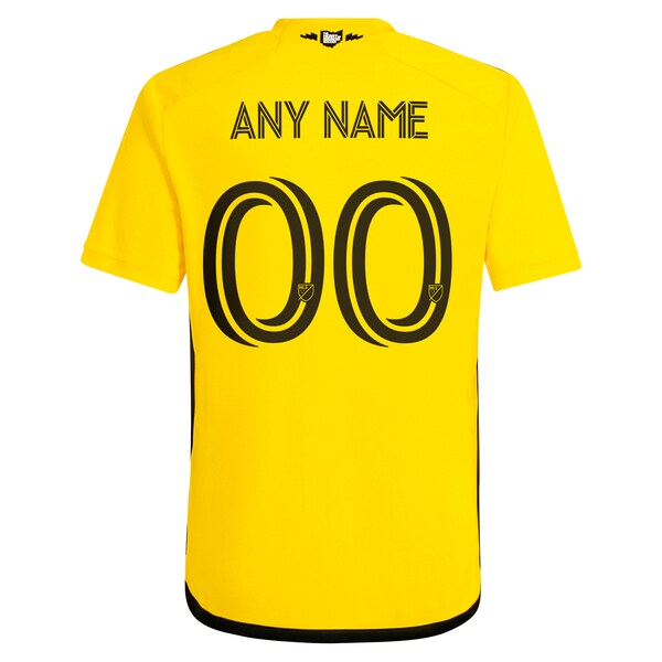 Columbus Crew adidas Youth 2024 The Home Kit Replica Custom Jersey - Yellow
