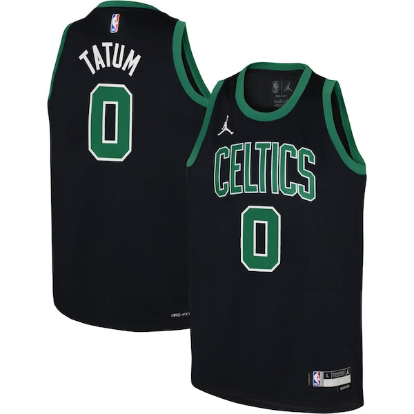 Jayson Tatum Boston Celtics Jordan Brand Youth Swingman Jersey - Statement Edition - Black