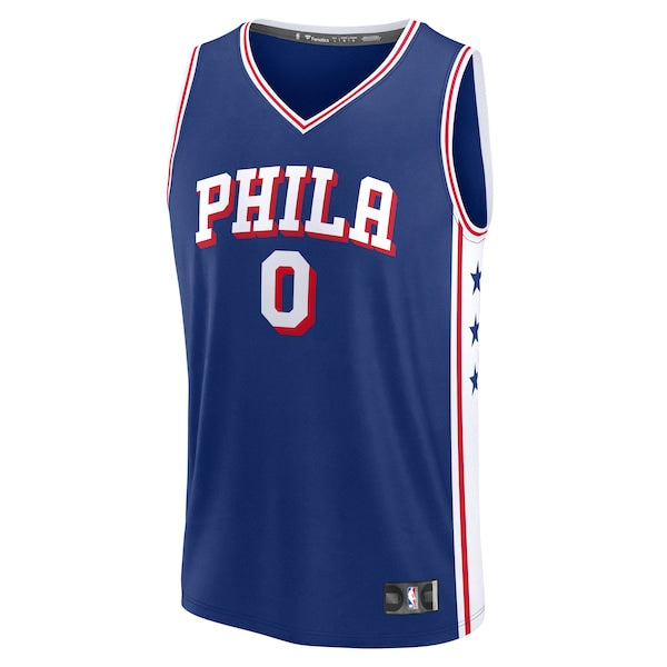 Tyrese Maxey Philadelphia 76ers  Fast Break Replica Player Jersey - Icon Edition - Royal