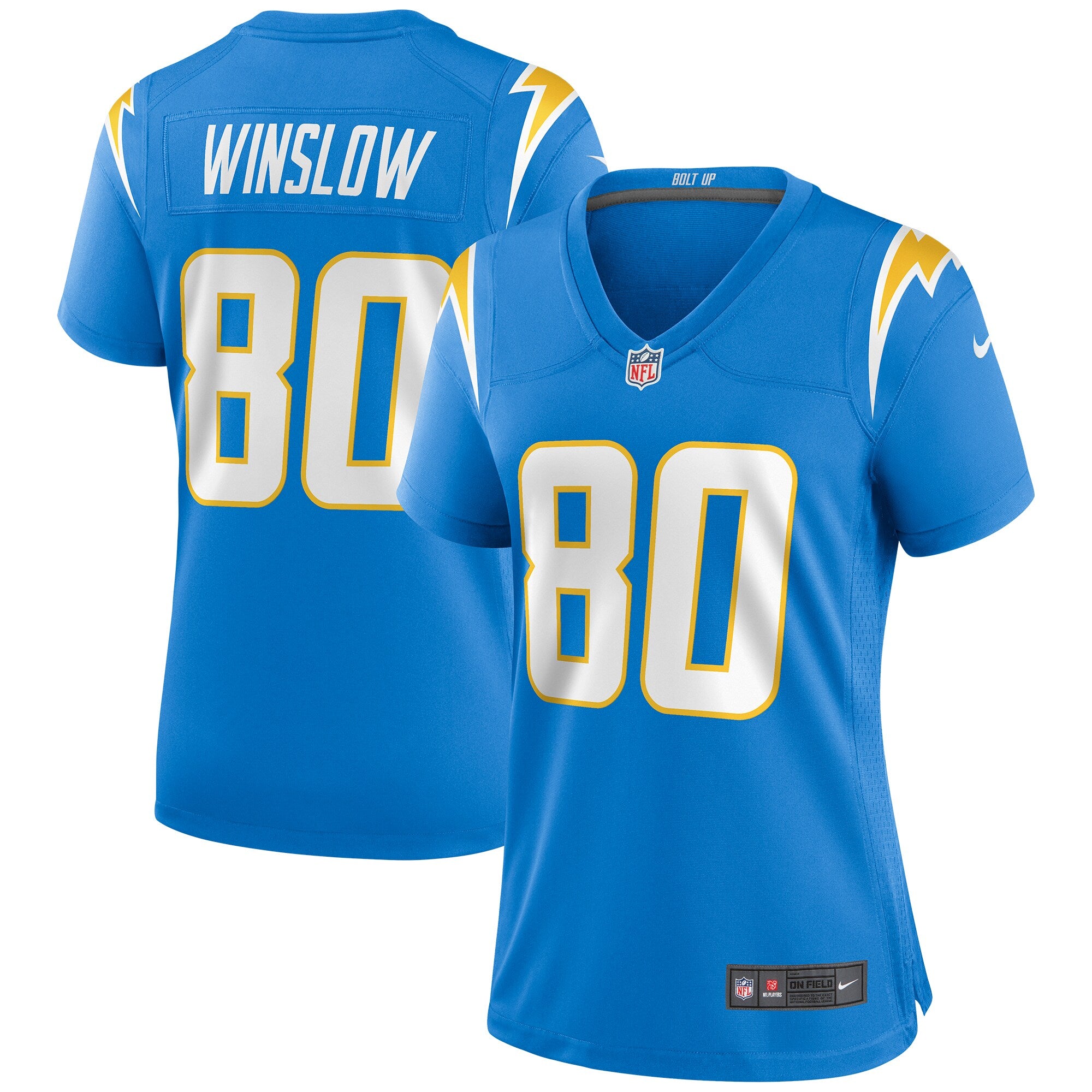 Kellen Winslow Los Angeles Chargers Nike Women's Retired Player Jersey - Navy/Powder Blue