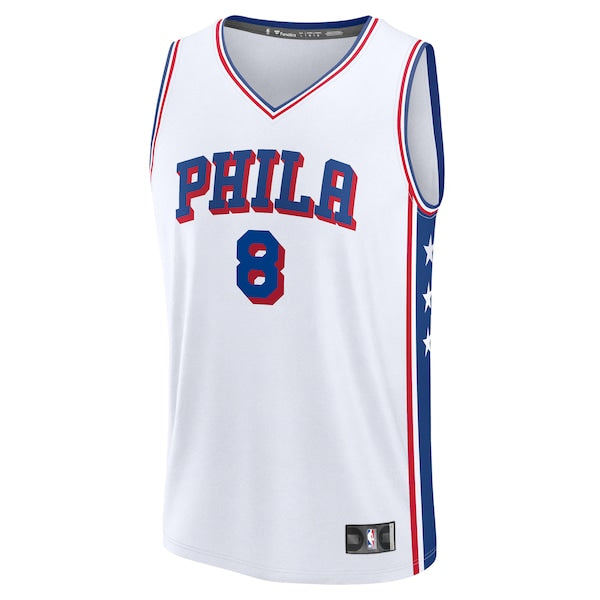 Paul George Philadelphia 76ers  Youth Fast Break Replica Player Jersey - Association Edition - White