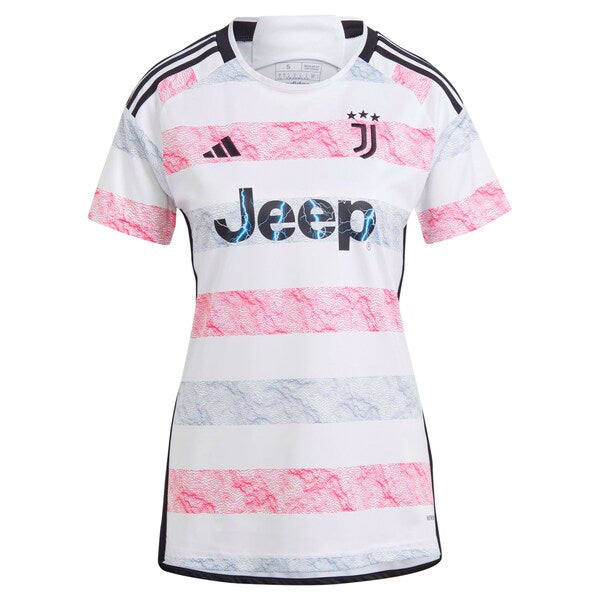 Federico Chiesa Juventus adidas Women's 2023/24 Away Replica Jersey - White