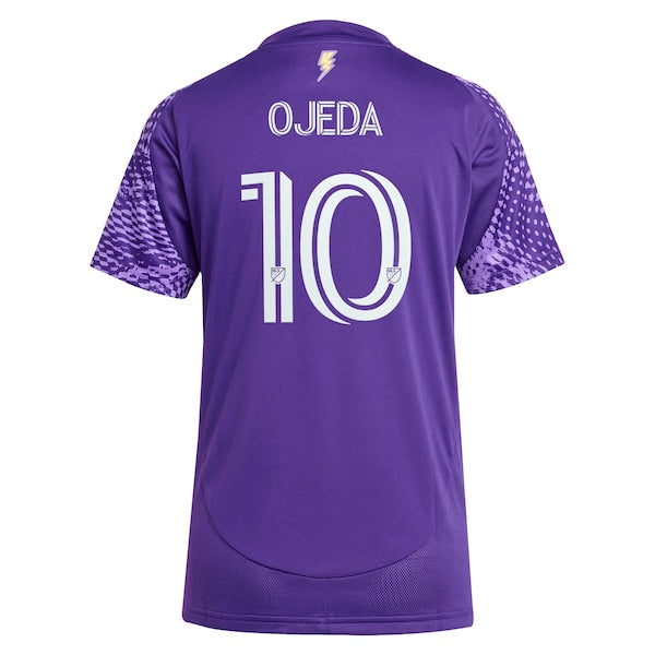 Martín Ojeda Orlando City SC adidas Women's 2025 Perfect Storm Replica Player Jersey - Purple
