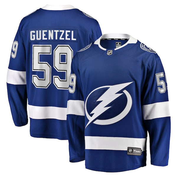 Jake Guentzel Tampa Bay Lightning  Home Premier Breakaway Player Jersey - Blue