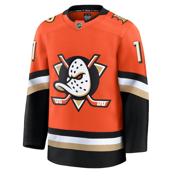 Trevor Zegras Anaheim Ducks  Home Premium Jersey - Orange