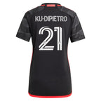 Theodore Ku-Dipietro D.C. United adidas Women's 2024 The Icon Kit Replica Player Jersey – Black